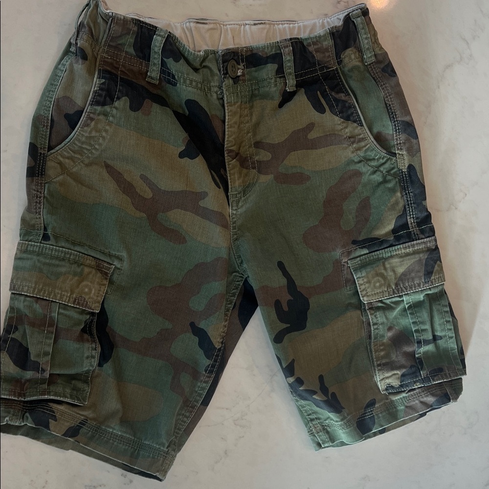 GAP Kids Boy’s Camouflage Cargo Shorts